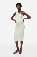 HM  MAMA One-Shoulder-Kleid mit Applikation