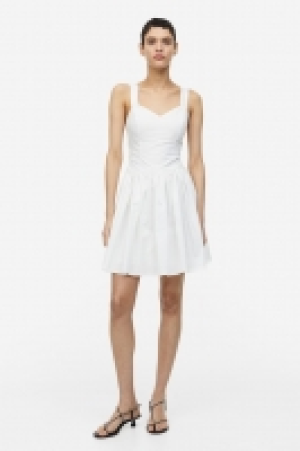 HM  Baumwollkleid mit Bindedetail