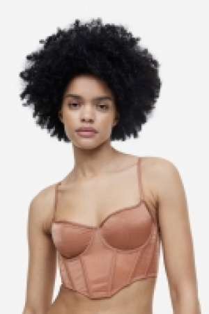 Unwattiertes Bustier aus Mesh CHF 19.95