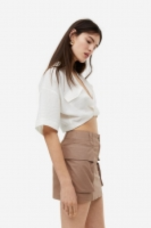 HM  Twill mini skirt