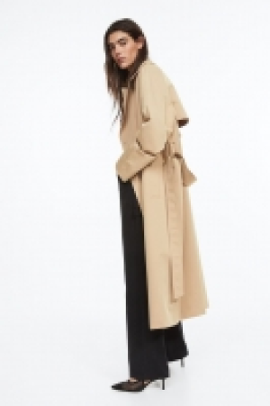 HM  Winddichter zweireihiger Trenchcoat