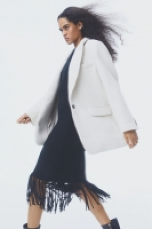 HM  Einreihiger Twill-Blazer
