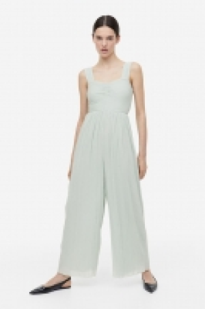 HM  Plissee-Jumpsuit aus Chiffon