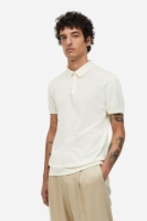 HM  Poloshirt aus Seidenmischung Slim Fit