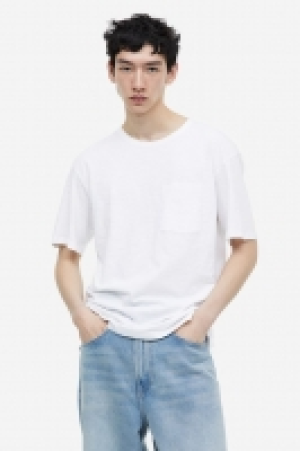 HM  T-Shirt mit Tasche Regular Fit