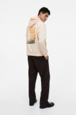 HM  Hoodie mit Print Relaxed Fit