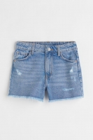 HM  Relaxed Fit High Jeansshorts