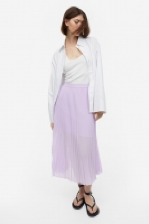 Plisseejupe aus Chiffon