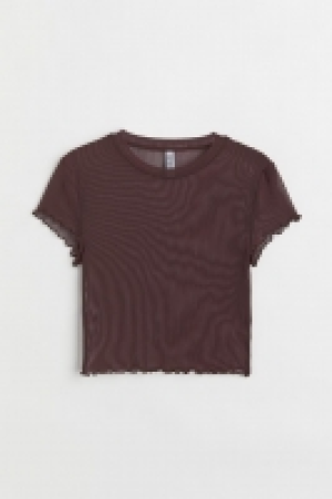 HM  Kurzes Mesh-Shirt