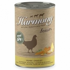 Qualipet  Harmony Dog Natural Nassfutter Senior Huhn mit Kürbis