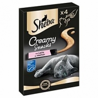 Qualipet  Sheba Creamy Snacks mit Lachs 4x12g