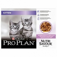 Qualipet  Pro Plan Cat Katzenfutter Nutrisavour Junior Truthahn in Sauce
