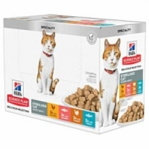 Qualipet  Hills Katzenfutter Science Plan Young Adult Sterilised Cat Multipack