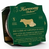 Qualipet  Harmony Cat Deluxe Cup Adult Rind & Leber mit Kartoffeln in Sauce