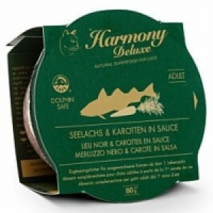 Harmony Cat Deluxe Cup Adult Seelachs & Karotten in Sauce