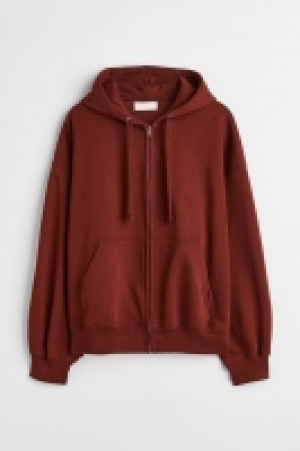 Hoodiejacke aus Baumwolle Oversized Fit CHF 39.95
