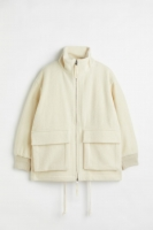 HM  Kastige Jacke aus Wollmix