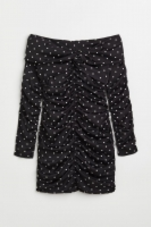 HM  Off-Shoulder-Kleid mit Raffungen