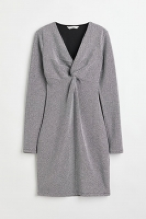 Glitzerndes Kleid mit Knotendetail