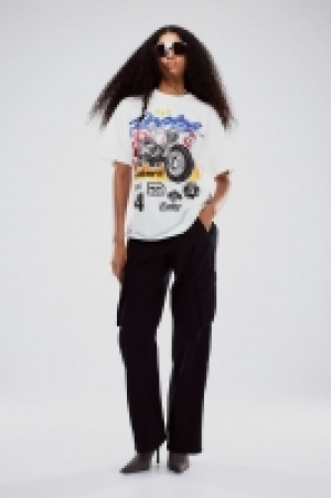 Oversized T-Shirt mit Print CHF 11.95