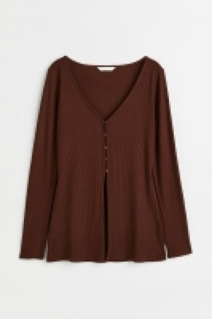 HM  Gerippter Cardigan aus Viskose