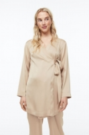 HM  MAMA Wickel-Cardigan aus Satin