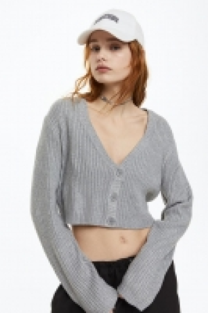 Kurzer gerippter Cardigan CHF 12.95