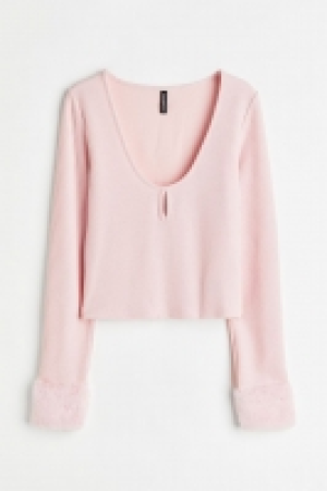 Geripptes Langarmshirt
