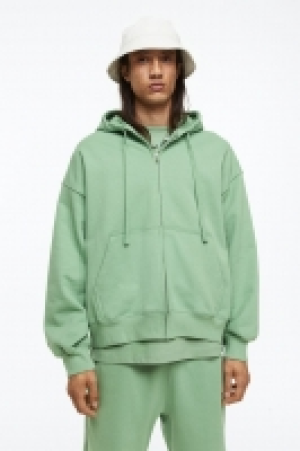 Hoodiejacke aus Baumwolle Oversized Fit CHF 27.95