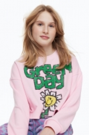 Kastiges Sweatshirt mit Print CHF 8.95