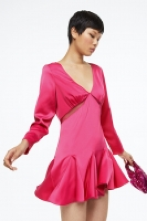 Kleid aus Satin-Crêpe
