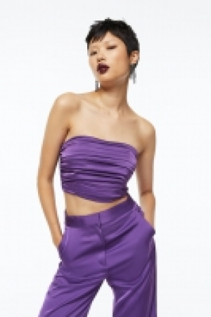 Kurzes plissiertes Bandeau-Top CHF 13.95