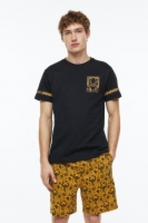 HM  Schlaf-T-Shirt und Shorts Regular Fit