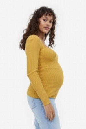 MAMA Gerippter Pullover