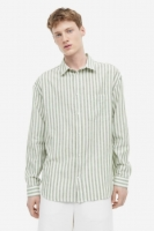 Hemd aus Leinenmix Relaxed Fit