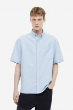 HM  Oxfordhemd mit Kurzarm Relaxed Fit