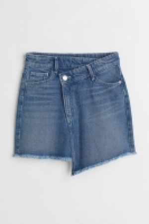Asymmetrischer Jeansjupe