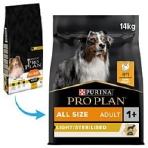 Pro Plan Dog Adult Light/Sterilised OPTI WEIGHT Huhn CHF 34.90