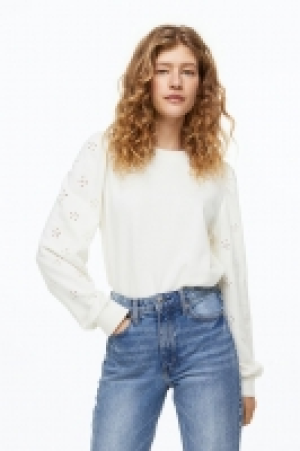 Sweatshirt mit Broderie Anglaise CHF 27.95