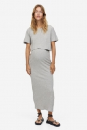 MAMA Cropped T-Shirt und Bleistiftjupe