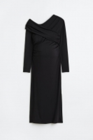 MAMA Jerseykleid im Wickelschnitt