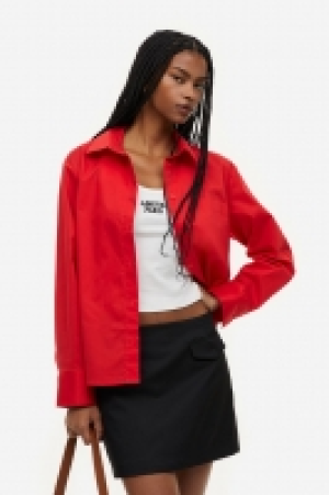 Bluse aus Baumwollpopeline