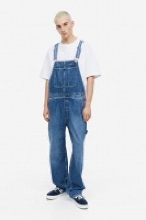 HM  Denim-Latzhose Relaxed Fit