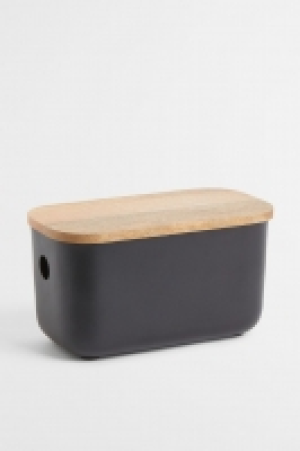 HM  Box aus Metall und Mangoholz