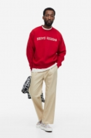Bedrucktes Sweatshirt Oversized Fit
