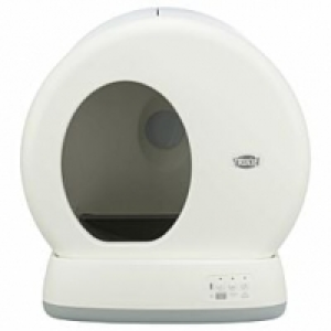 Qualipet  Selbstreinigende Katzentoilette weiss