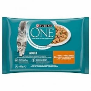 Qualipet  Purina ONE Zarte Stückchen in Sauce verschiedene Sorten