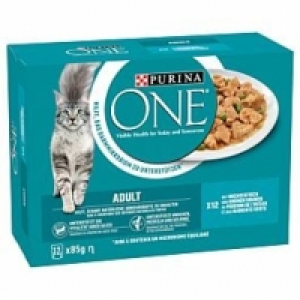 Qualipet  Purina ONE Katzenfutter Adult in Sauce mit Ozean Fisch