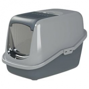 Chatnelle Katzentoilette EcoHus mit Haube & Siebeinsatz grau CHF 55.90