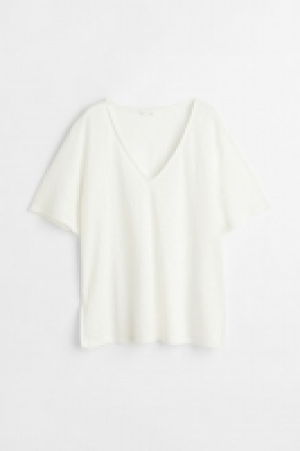 T-Shirt aus Leinenjersey